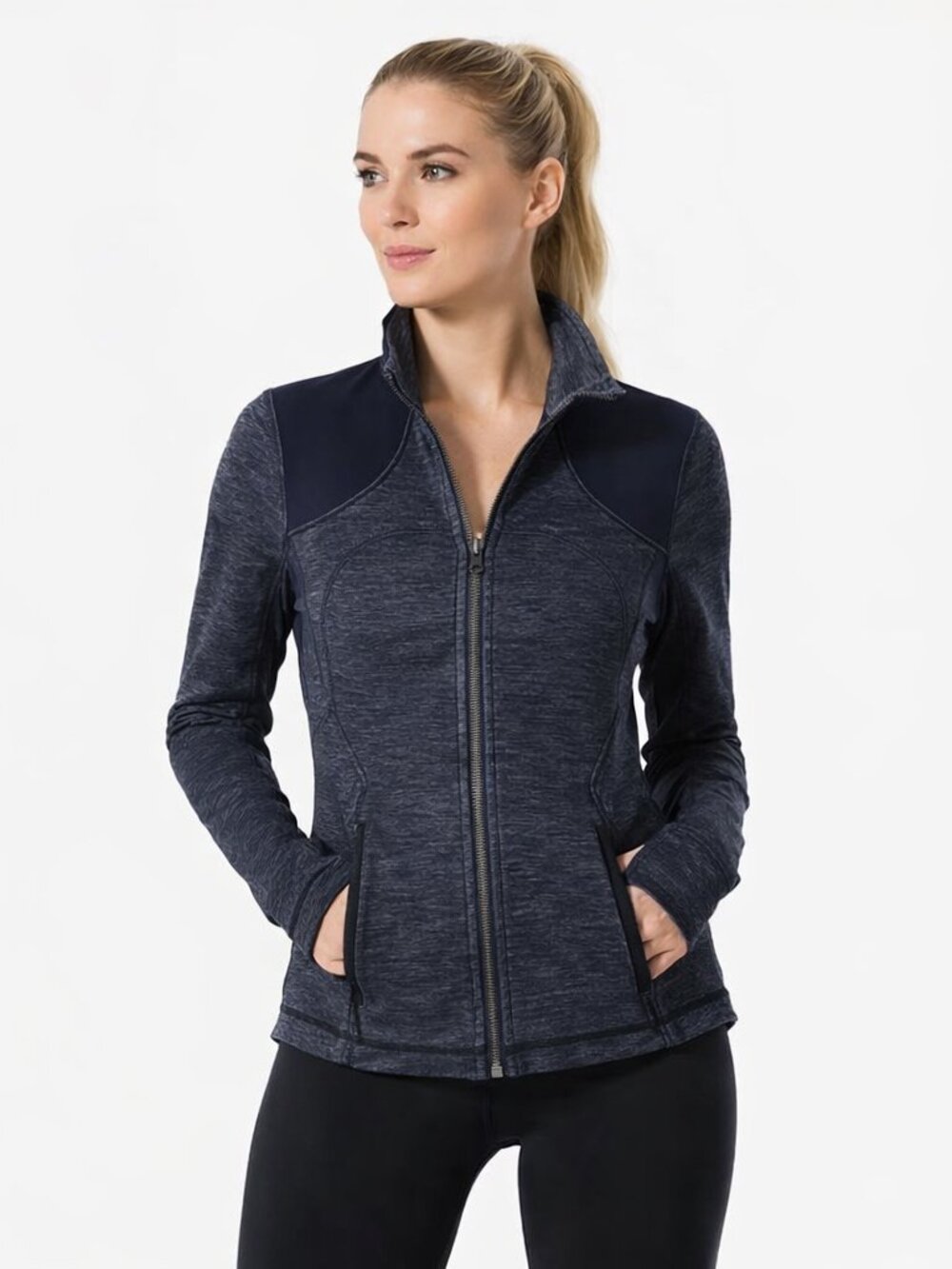 Lululemon Define Jacket Size 8 – Blue/Black – Excellent Condition
